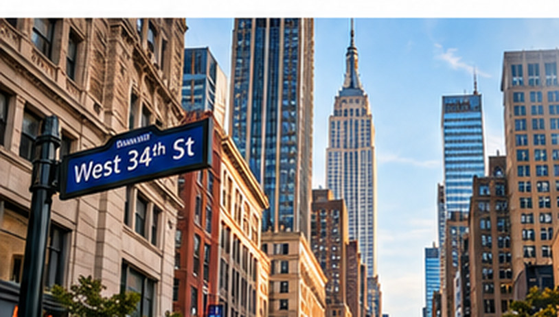 West 34th Street in Manhattan